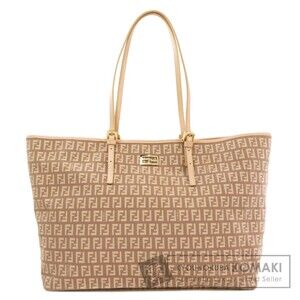 Fendi Zucchino Tote Bag Canvas